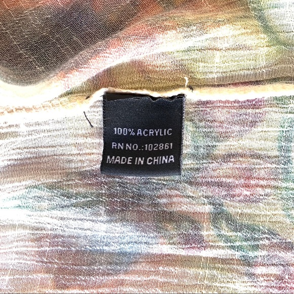 Crochet Tie-Dye Rainbow Blouse - Picture 4 of 5